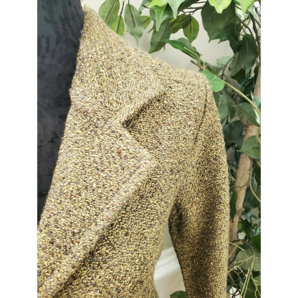 Vintage Beluva Brown LongSleeve Three Buttons Single Breasted Notch Lapel Blazer - Picture 5 of 12